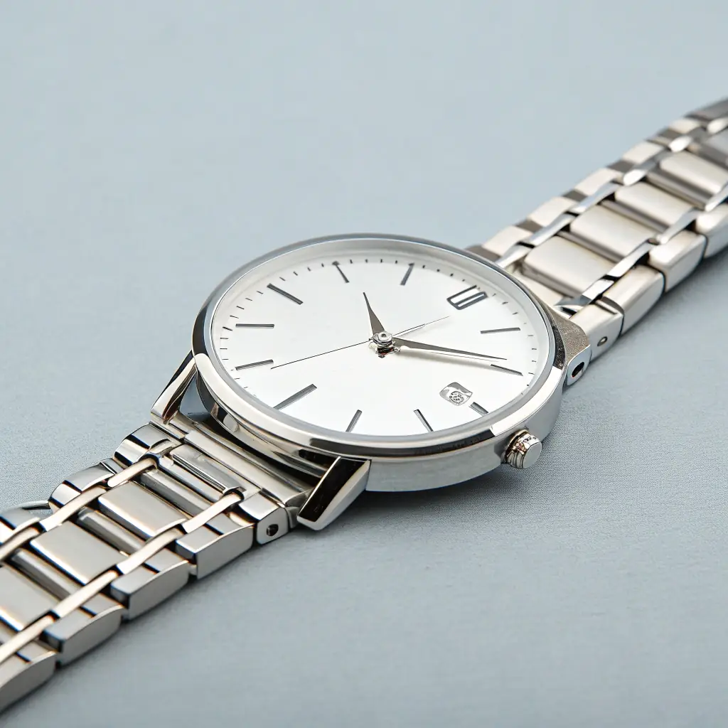Elegant Silver Wristwatch